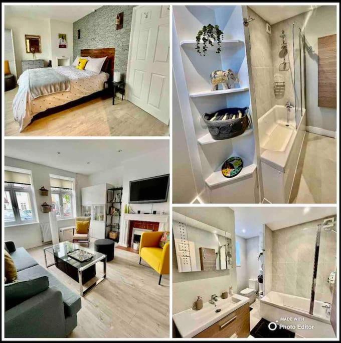 Entire 3 Bed House Weybridge Brooklands, London Villa Byfleet Екстериор снимка